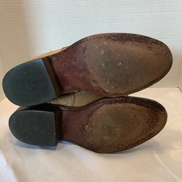 Vintage Larry Manhan Nattool Roper Boots Size 6.5 granny, core cowgirl leather - Picture 10 of 10